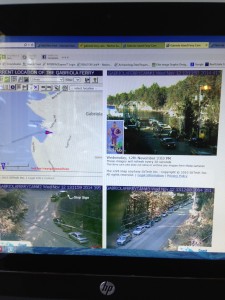 Gabriola Ferry web cam.  Current ferry location and line up at the Gabriola ferry terminal